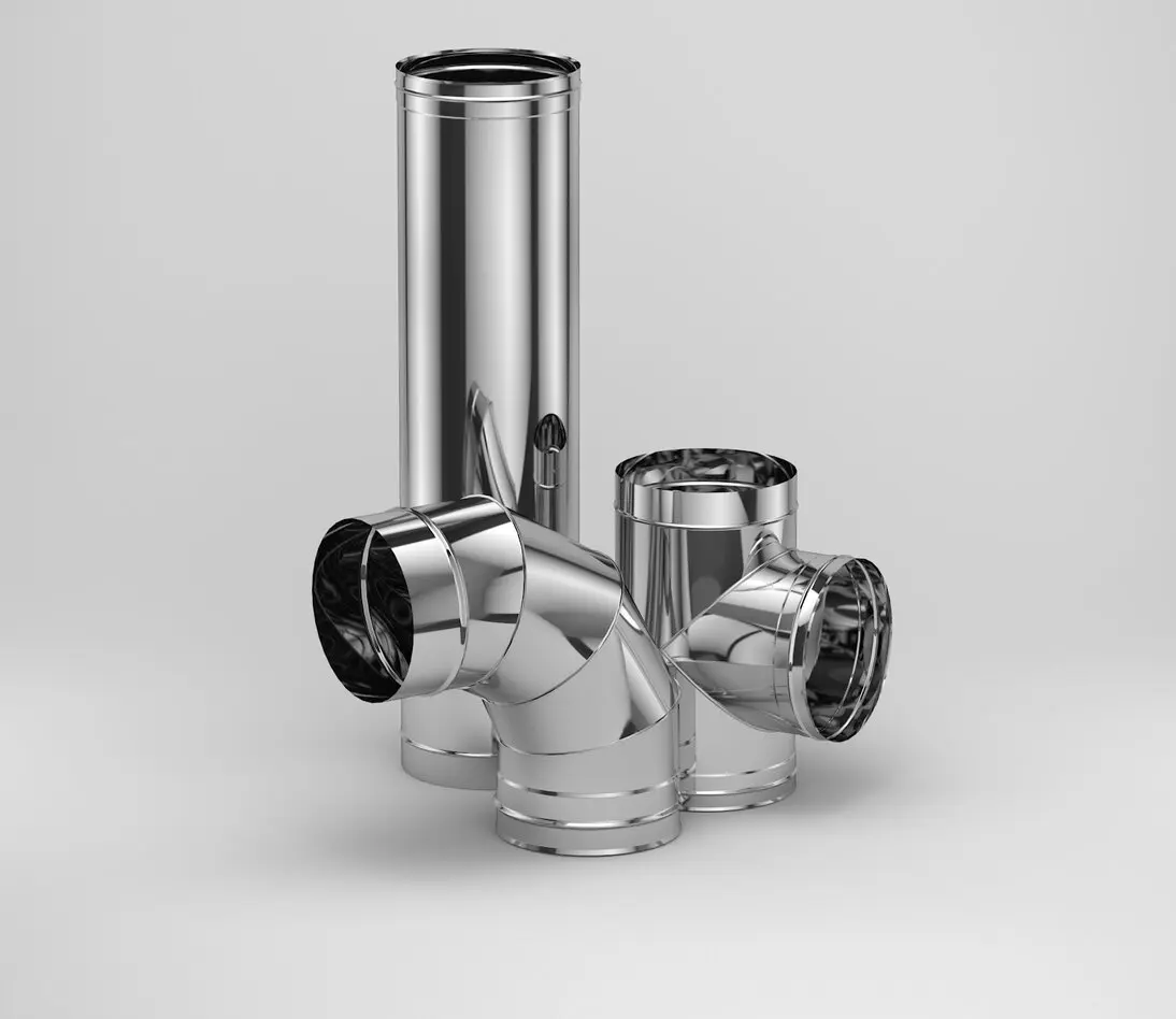 Круглые дымоходы Aisi 430-0,5 мм