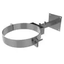 Хомут с кронштейном для крепления дымоходной трубы