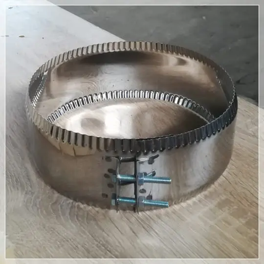 Хомут стягивающий для дымохода