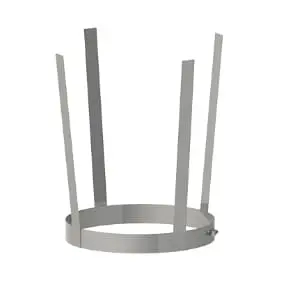 Хомут в кладку для дымохода