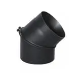 Колено Bertrams 45 градусов из чёрной стали