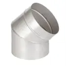 Колено дымохода из нержавеющей стали 45 градусов