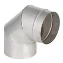 Колено дымохода из нержавеющей стали
