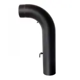 Колено Darco KGSR/90 гнутое высокое с ревизией и шибером из низколегированной стали