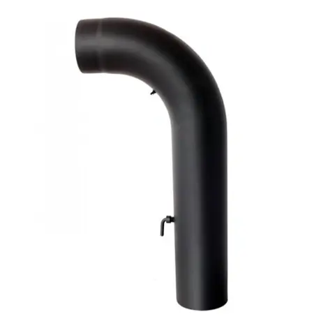 Колено Darco KGSR/90 гнутое высокое с ревизией и шибером