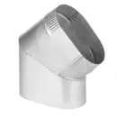 Колено овал дымохода 45 градусов на узкую сторону