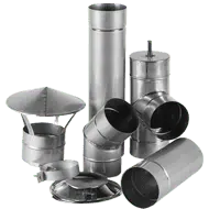 Одностенный дымоход из нержавейки