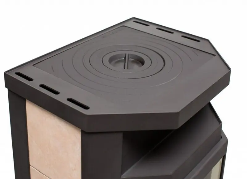 Печь-камин «ОКА с плитой» Мета-Бел