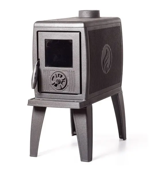 Чугунная отопительная печь с плитой Zeige