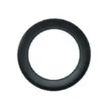 Розета Bertrams из чёрной стали для дымохода