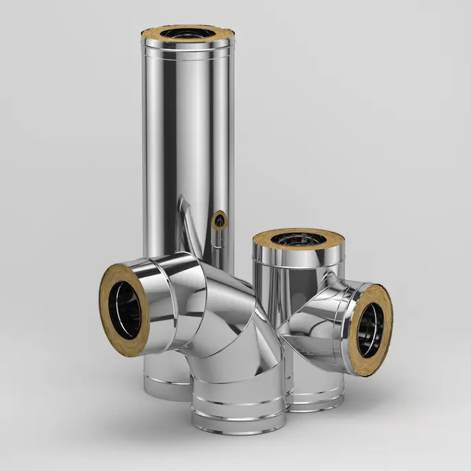 Сэндвич-дымоходы из нержавеющей стали