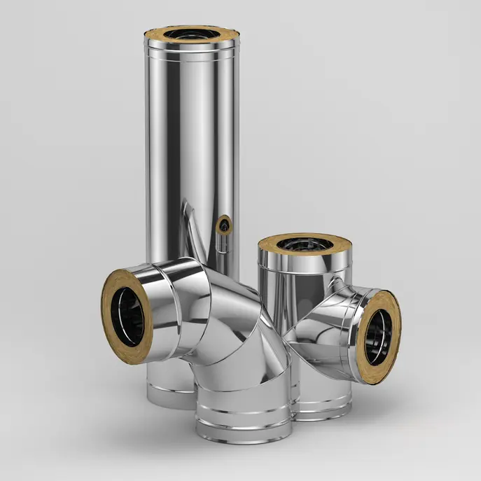 Сэндвич-дымоходы из нержавеющей стали