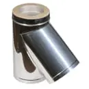 Сэндвич тройник дымохода из нержавеющей стали