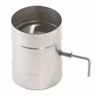 Шиберная задвижка для дымохода