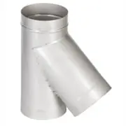 Купить тройник для дымохода 45 градусов из нержавеющей стали