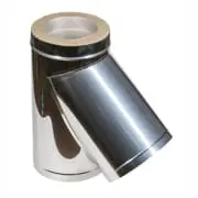 Тройник-сэндвич 45 градусов из нержавеющей стали