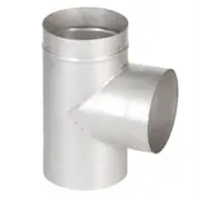 Купить тройник для дымохода 90 градусов из нержавеющей стали