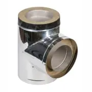 Тройник-сэндвич 90 градусов из нержавеющей стали