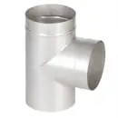 Тройник дымохода из нержавеющей стали