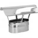 Зонт на трубу дымохода овал