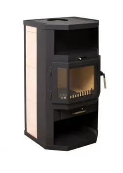 Печь-камин АНГАРА-АКВА Мета-Бел