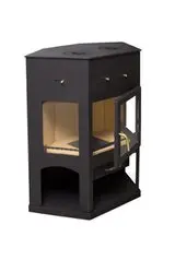 Печь-камин ЕНИСЕЙ с плитой Мета-Бел