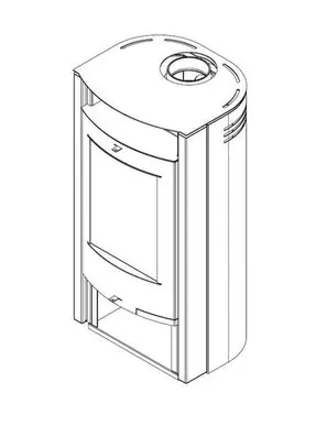 Печь-камин СЕНА Мета-Бел