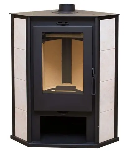 Печь-камин РИТМ L+ Мета-Бел