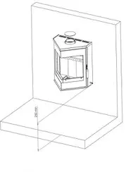 Печь-камин ЛЕМАН Мета-Бел